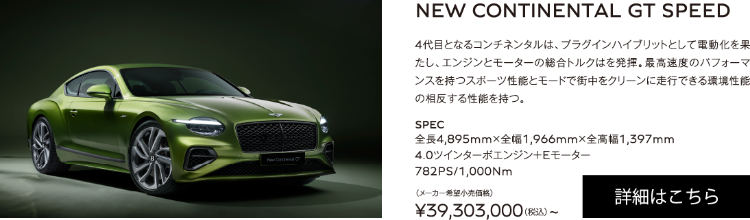 NEW CONTINENTAL GT SPEED